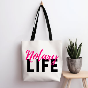 Bolso De Tela Notario Vida Pública