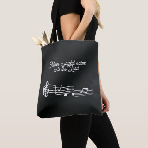 Bolso De Tela Notas musicales
