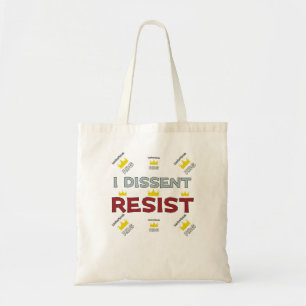 Bolso De Tela Notorio apoyo supremo de RBG que resisto