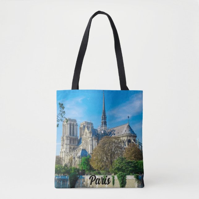 Bolso De Tela Notre Dame de París en Francia (Anverso)