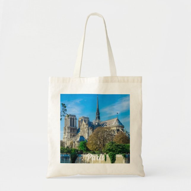 Bolso De Tela Notre Dame de París en Francia (Frente)