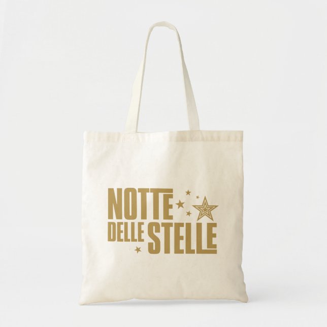 Bolso De Tela Notte Delle Stelle Design 6 (Frente)