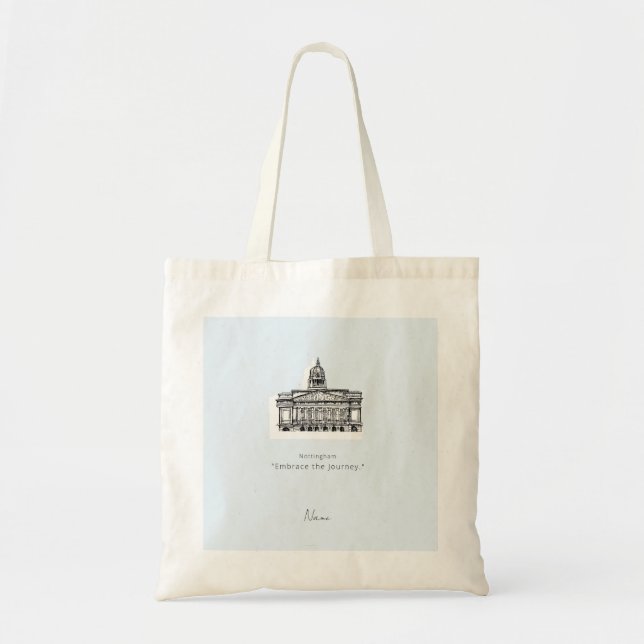 Bolso De Tela Nottingham Tone Sketch (Frente)