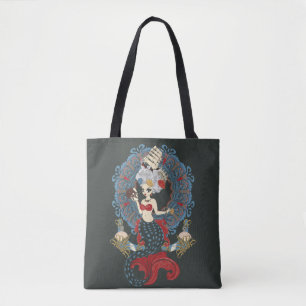 Bolso De Tela Nouveau del arte de la sirena de Roс