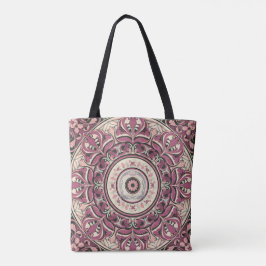 Bolso De Tela Nouveau Floral Mandala