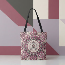 Bolso De Tela Nouveau Floral Mandala