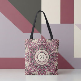 Bolso De Tela Nouveau Floral Mandala