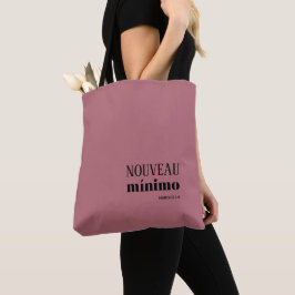 Bolso De Tela NOUVEAU MINIMO Rosa personalizado elegante rosa do