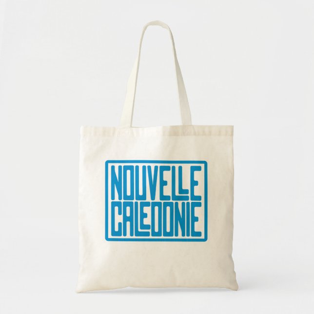Bolso De Tela Nouvelle-Calédonie typographie (Frente)