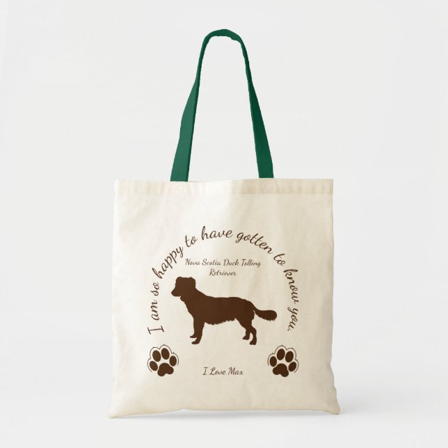 Bolso De Tela Nova Scotia Duck Tolling Retriever Original bag æ (Frente)