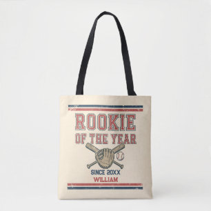 Bolso De Tela Novato del Año Béisbol
