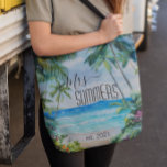 Bolso De Tela Novedades en la playa Tropical Hawaii<br><div class="desc">Este diseño se creó a través del arte digital. Puede ser personalizado en el área de proporcionar o personalizar eligiendo la opción de pulsar para personalizar y cambiando el nombre, las iniciales o las palabras. También puede cambiar el color y estilo del texto o eliminar el texto para un diseño...</div>