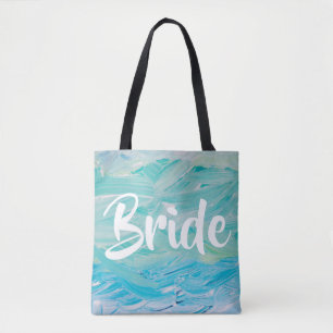 Bolso De Tela Novia azul de moda