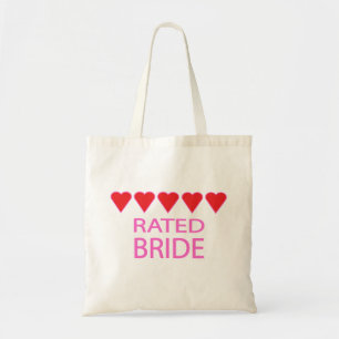 Bolso De Tela Novia de cinco corazones