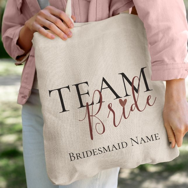 Bolso De Tela Novia de equipo | Noviaria | BODA (Subido por el creador)