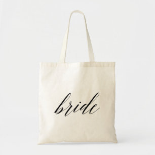 Bolso De Tela Novia de guión elegante