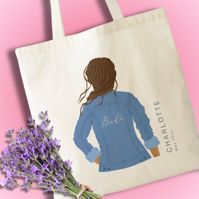 Bolso De Tela Novia de pelo marrón de la mano de Denim (Subido por el creador)