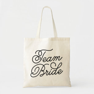 Bolso De Tela Novia del equipo