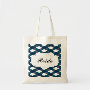 Bolso De Tela Novia del modelo de la raspa de arenque de los