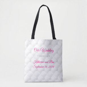 Bolso De Tela Novia elegante para casar el planeamiento