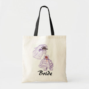 Bolso De Tela Novia gorra de béisbol negro