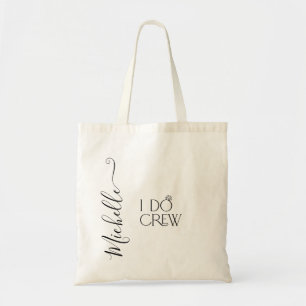 Bolso De Tela Novia I Do Crew Custom Name Boda Ring