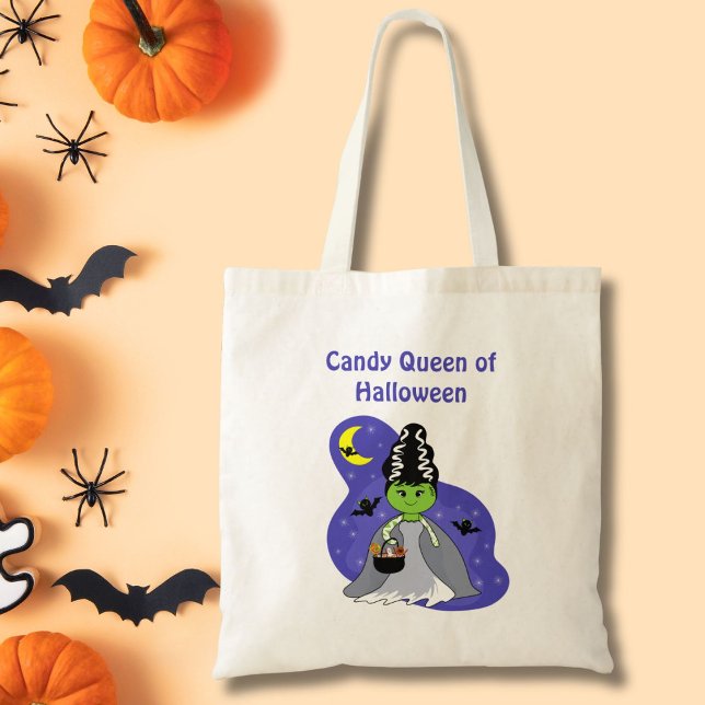 Bolso De Tela Novia Kawaii de Frankenstein Halloween con Candy (Subido por el creador)