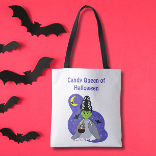Bolso De Tela Novia Kawaii de Frankenstein Halloween con Candy