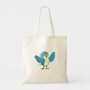 Bolso De Tela Novia pájaro con velo