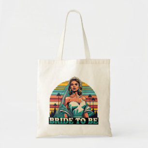 Bolso De Tela Novia Retro por casarse