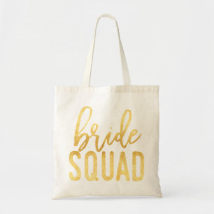 Bolso De Tela Novia Squad Gold
