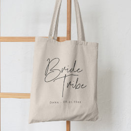 Bolso De Tela Novia tribu minimalista moderna