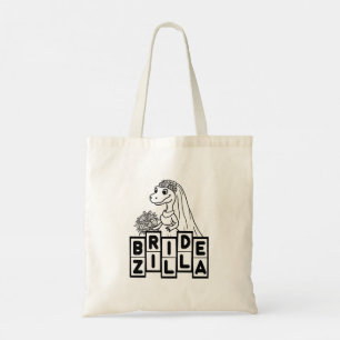 Bolso De Tela Novia Vintage Bridezilla Despedida de Soltera