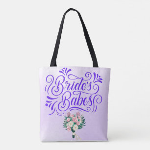 Bolso De Tela Novias Babes Tote Bridesmaid Regalo