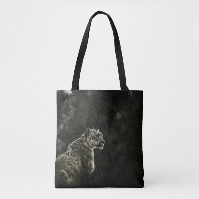 BOLSO DE TELA NOWLEOPARD IN RAIN (Anverso)