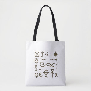 Bolso De Tela Nsibidi Antigua Africana
