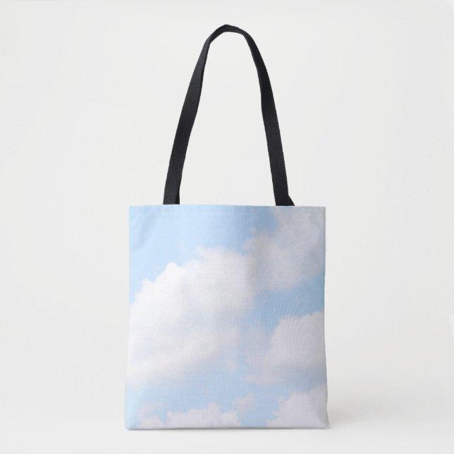 Bolso De Tela Nubes (Anverso)