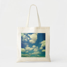 Bolso De Tela Nubes azules y cielo