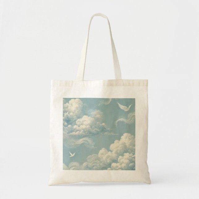 Bolso De Tela Nubes etéreas (Frente)