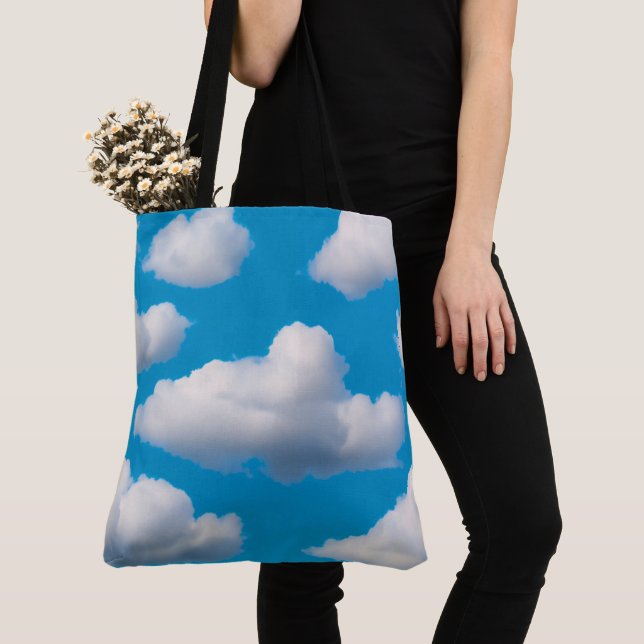 Bolso De Tela Nubes Fluffy (Detalle)