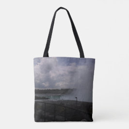 Bolso De Tela Nubes y Niebla