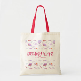 Bolso De Tela Núcleo de Sirena Y2K Rosa Concha Personalizada