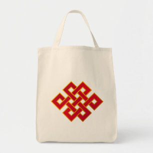 Bolso De Tela Nudo eterno del Buddhism de las karmas de la
