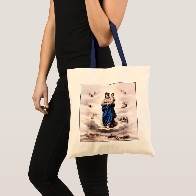 Bolso De Tela Nuestra dama del rápido éxito BW (Anverso (producto))