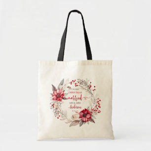 Bolso De Tela Nuestra primera Navidad casada