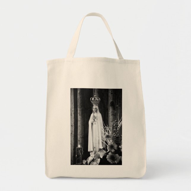 Bolso De Tela Nuestra señora de Fátima (Frente)