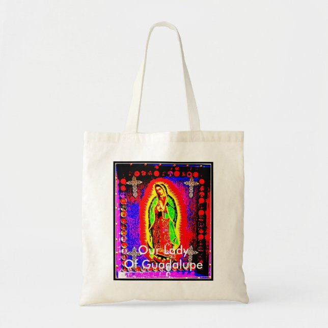 Bolso De Tela Nuestra Señora De Guadalupe (Frente)