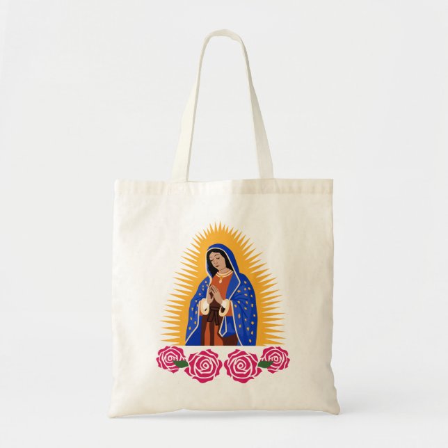 Bolso De Tela Nuestra Señora de Guadalupe (Frente)