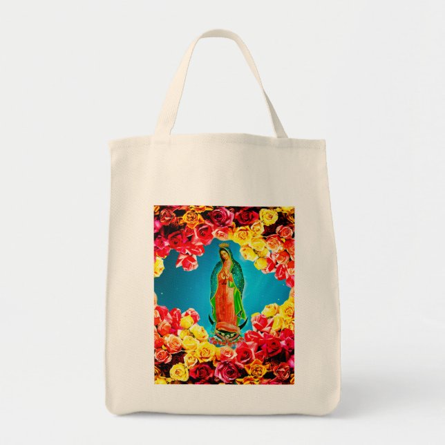 Bolso De Tela Nuestra Señora de Guadalupe (Frente)