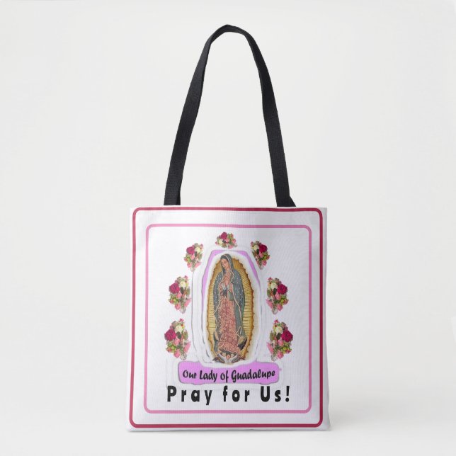 Bolso De Tela Nuestra Señora de Guadalupe (Anverso)